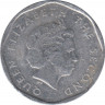Монета. Восточные Карибские государства. 5 центов 2002 год. рев.