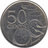 Монета. Тринидад и Тобаго. 50 центов 1978 год. ав.