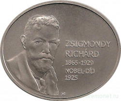 Монета. Венгрия. 2000 форинтов 2015 год. Рихард Зигмонди. 90 лет присуждения Нобелевской премии.