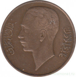 Монета. Ирак. 1 филс 1938 год.