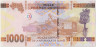 Банкнота. Гвинея. 1000 франков 2017 год. Тип 48b. рев.