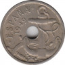 Монета. Испания. 50 сентимо 1956(1949) год. ав.