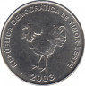 Монета. Восточный Тимор. 10 сентаво 2003 год. ав.