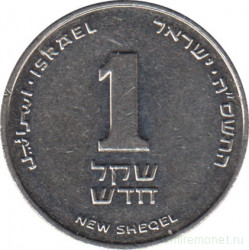 Монета. Израиль. 1 новый шекель 2005 (5765) год.