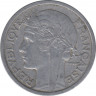 Монета. Франция. 2 франка 1949 год. Монетный двор - Бомонт(B). рев.