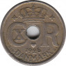  Монета. Дания. 10 эре 1926 год. ав.