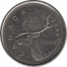 Монета. Канада. 25 центов 2006 год. (P) ав.