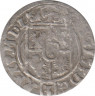  Монета. Польша. Полторак (1,5 гроша) 1623 год, Сигизмунд III. рев.