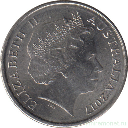 Монета. Австралия. 5 центов 2017 год.