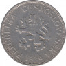 Монета. Чехословакия. 5 крон 1926 год. рев.
