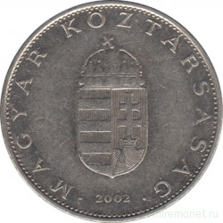 Монета. Венгрия. 10 форинтов 2002 год.