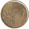 Монета. Испания. 20 центов 2023 год.   Монета. Испания. 20 центов 2023 год.