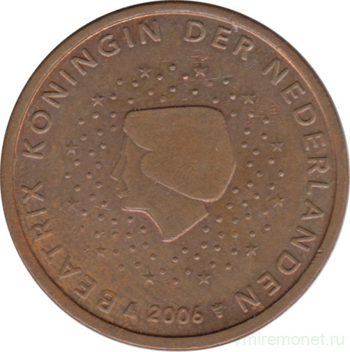 Монета. Нидерланды. 5 центов 2006 год.