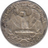 Монета. США. 25 центов 1964 год. Монетный двор D. рев.