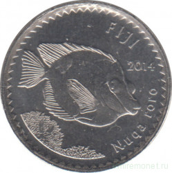 Монета. Фиджи. 5 центов 2014 год.