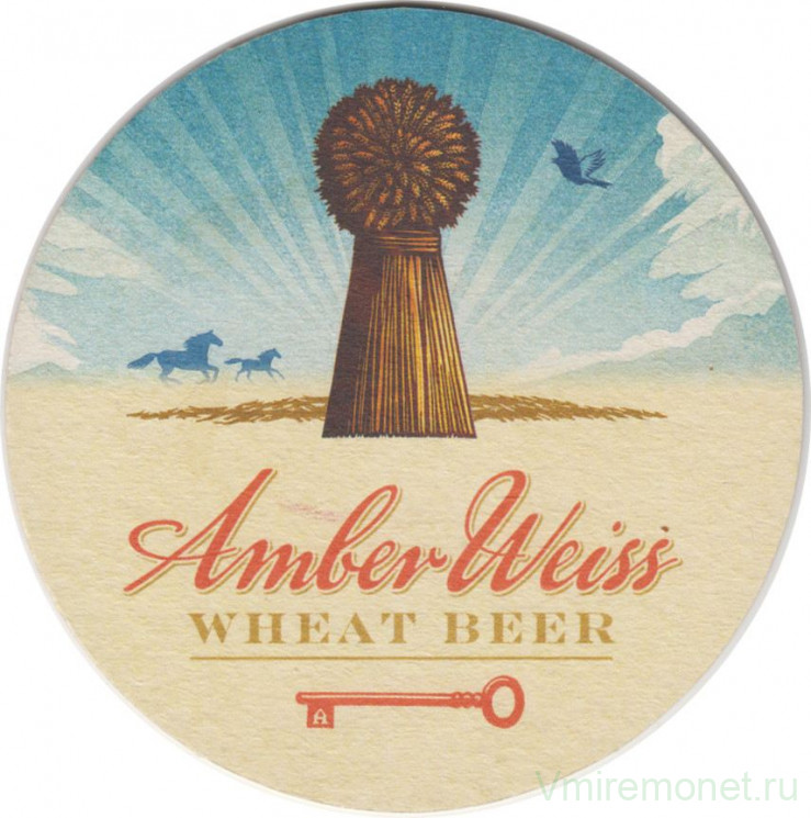 Подставка. Пиво  "Amber Weiss".