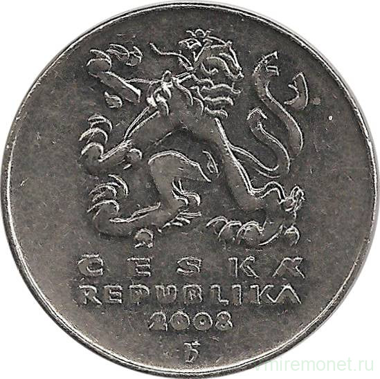 Монета. Чехия. 5 крон 2008 год.