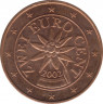 Монета. Австрия. 2 цента 2002 год. ав.