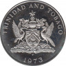 Монета. Тринидад и Тобаго. 50 центов 1973 год. рев.