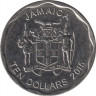 Монета. Ямайка. 10 долларов 2015 год. рев.