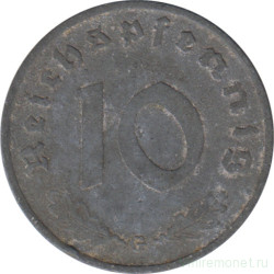 Монета. Германия. Третий Рейх. 10 рейхспфеннигов 1940 год. Монетный двор - Карлсруэ (G).