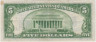 Банкнота. США. 5 долларов 1934 год. Тип 414А. рев.