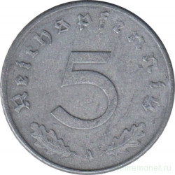 Монета. Германия. Третий Рейх. 5 рейхспфеннигов 1942 год. Монетный двор - Берлин (А).