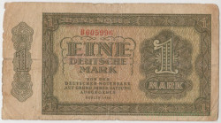 Банкнота. Германия. ГДР. 1 марка 1948 год. Тип 9а.