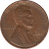 Монета. США. 1 цент 1944 год. Монетный двор S.