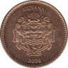 Монета. Гайана. 1 доллар 2008 год. ав.