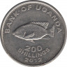 Монета. Уганда. 200 шиллингов 2012 год. ав.