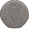 Монета. Ирландия. 50 пенсов 1975 год. рев.
