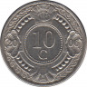 Монета. Нидерландские Антильские острова. 10 центов 2006 год. ав.