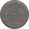 Монета. ФРГ. 1 марка 1955 год. Монетный двор - Гамбург (J). ав.