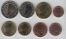 Монеты. Люксембург. Набор евро 8 монет 2018 год. 1, 2, 5, 10, 20, 50 центов, 1, 2 евро. ав.