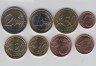 Монеты. Люксембург. Набор евро 8 монет 2018 год. 1, 2, 5, 10, 20, 50 центов, 1, 2 евро. рев.