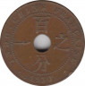Монета. Французский Индокитай. 1 сантим 1930 год. ав.