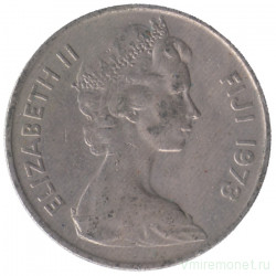 Монета. Фиджи. 10 центов 1973 год.