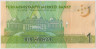 Банкнота. Туркменистан. 1 манат 2012 год. рев