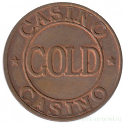 Жетон игровой. Россия - CША. Казино "Casino Gold". 