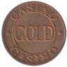 Жетон игровой. Россия - CША. Казино "Casino Gold". 
