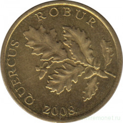 Монета. Хорватия. 5 лип 2008 год.