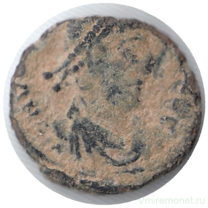 Монета. Римская империя. Фолис (375-392 гг) Валентиниан II. №37