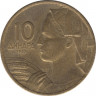 Монета. Югославия. 10 динар 1963 год. ав.