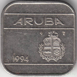 Монета. Аруба. 50 центов 1994 год. 