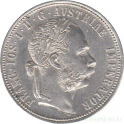 Монета. Австро-Венгерская империя. 1 флорин 1887 год.