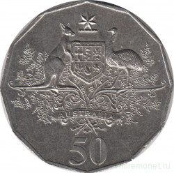 Монета. Австралия. 50 центов 2001 год.  Австралия.