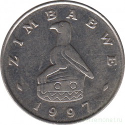 Монета. Зимбабве. 50 центов 1997 год.