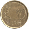 Монета. Бельгия. 20 центов 2008 год. 