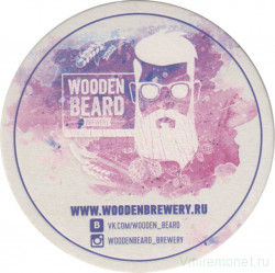 Подставка. Пивоварня "Wooden Beard", Россия. Вариант 2.